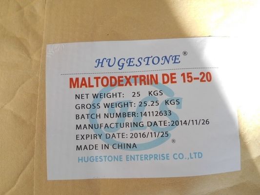 Houdbaarheid 12 maanden Wit poeder voedselkwaliteit Maltodextrine 9050-36-6 C6nH 10n 2 O 5n 1