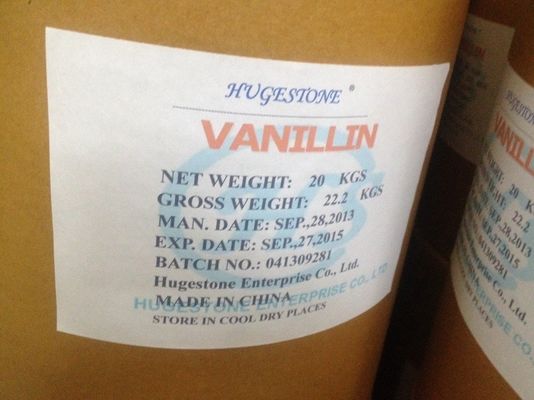 Voedingsmiddel van vanilline C8H8O3 CAS 121-33-5 Normale opslagmethode