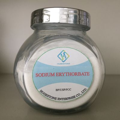Voedingsmiddel natriumrythorbaat C6H7NaO6 in papierverpakkingsmateriaal