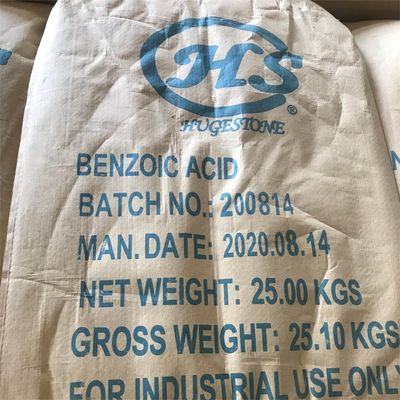 Hoge zuiverheid 99% FCCIV benzoïenzuur met moleculaire formule C6H5COOH