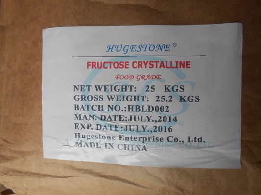 Voedingsmiddelenkristallijn fructose met moleculaire formule C6H12O6 CAS nr. 57-48-7